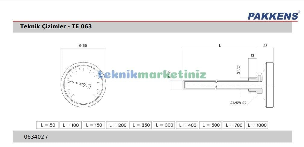 63mm-5-cm-arkadan-cikisli-princ-termovilli-g1-2-bi-metal-sicaklik-olcer-termometre-mekanik-isi-gosterge-saati-en-13190-cl2-0-pakkens-06340201-te-063- teknik çizimi ve boyutları